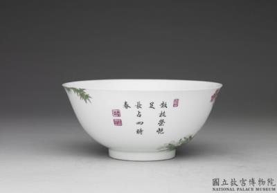 图片[2]-Bowl with flowers and bamboo in falangcai painted enamels, Qing dynasty, Yongzheng reign 1723-1735-China Archive